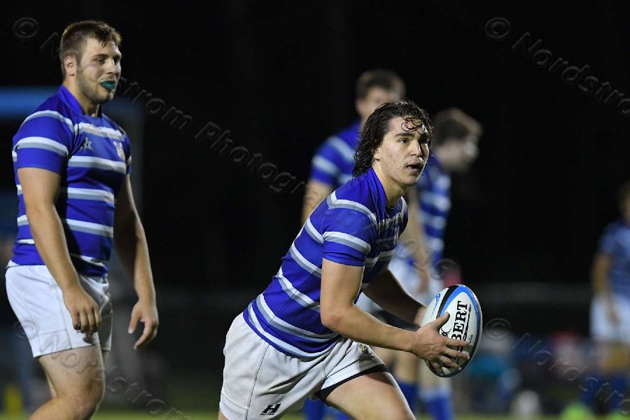 Wheaton Men\'s Rugby vs Mass Maritime.  Photo by Keith Nordstrom